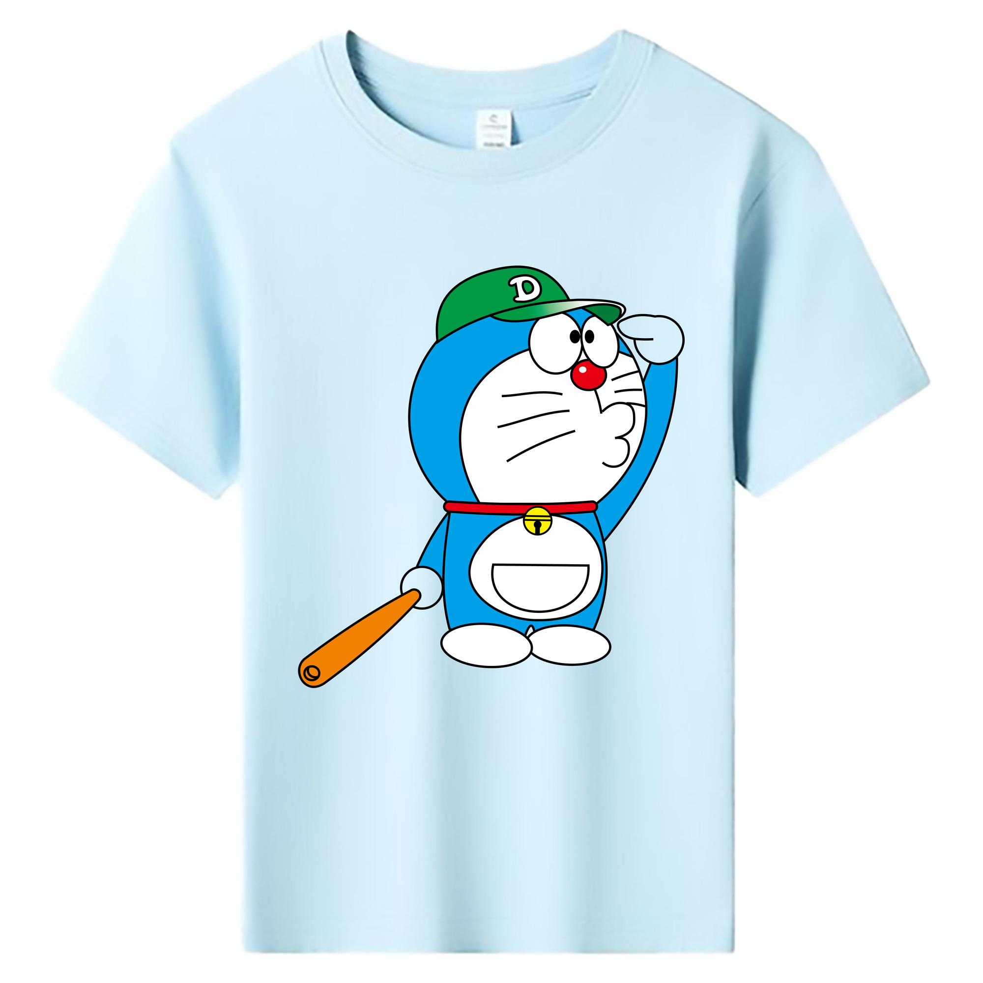 （画像用） ドラえもん Doraemon 綿100％キッズTシャツ（フロントプリント）